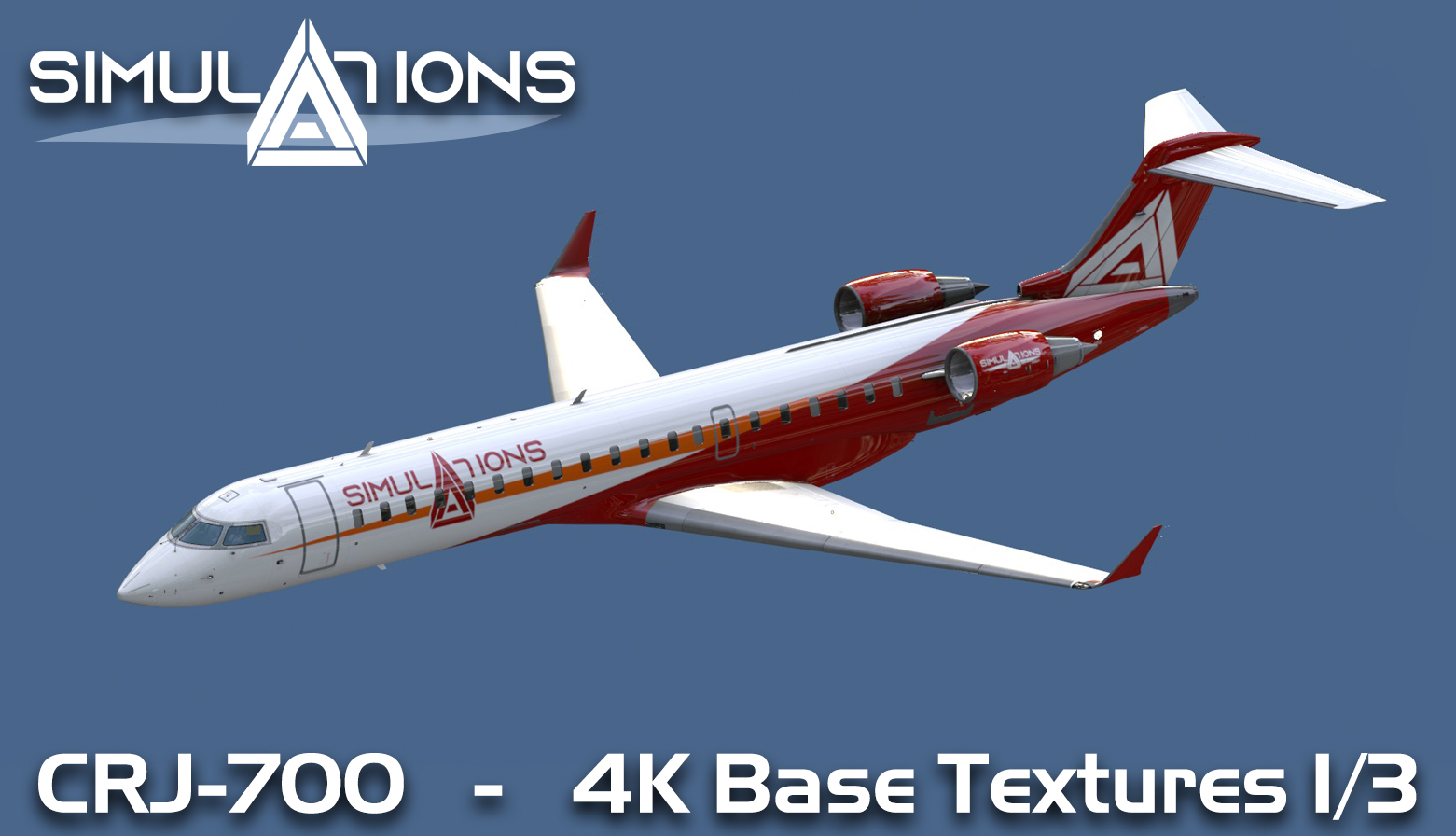 4K Base Textures for CRJ-700 1/3