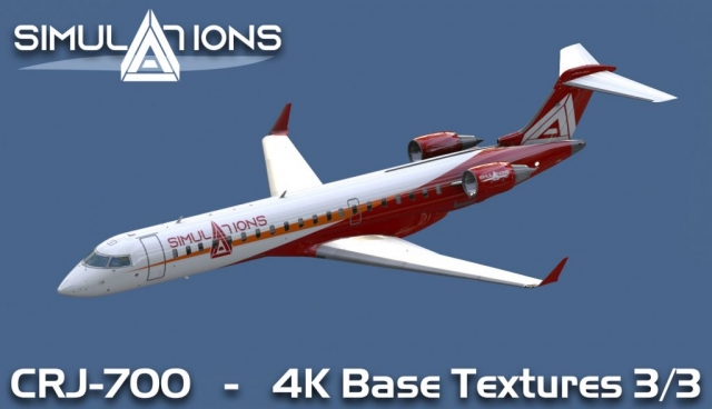 4K Base Textures for CRJ-700 3/3