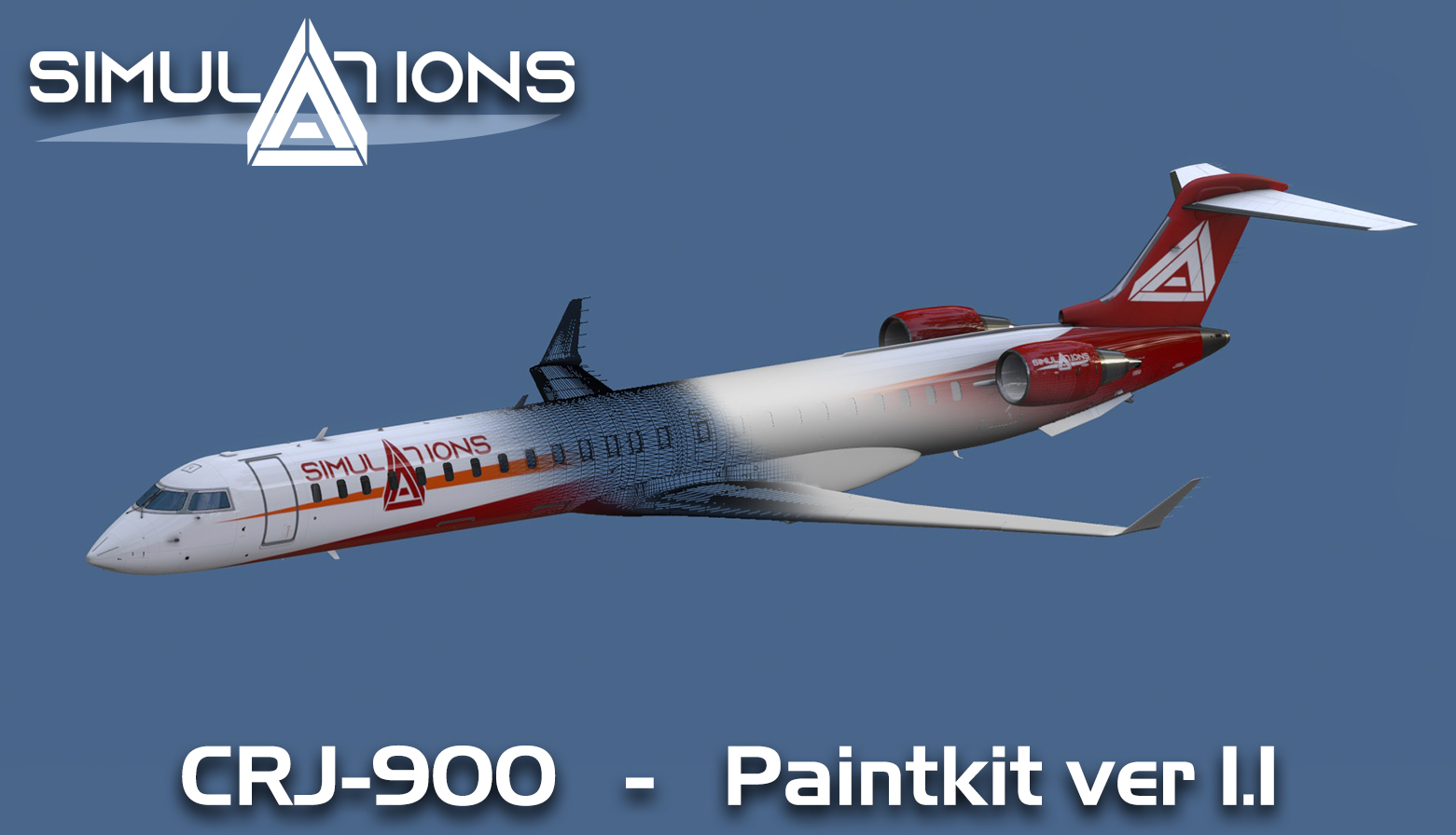 CRJ-900 Paintkit Ver 1.1