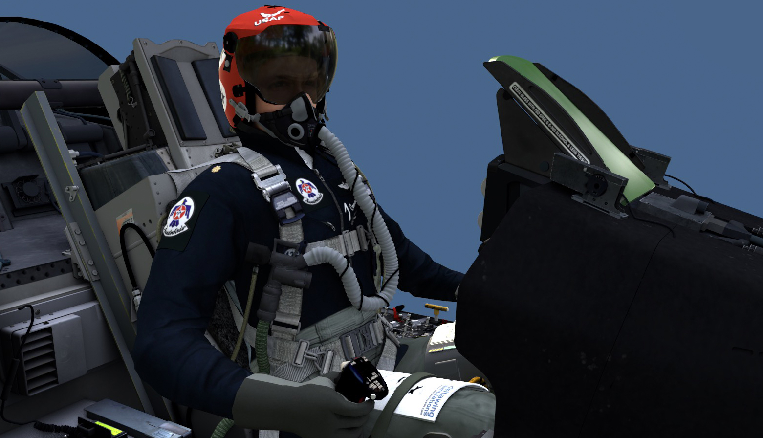 US Air Force Thunderbirds Pilot